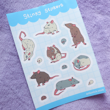 Load image into Gallery viewer, Stinky Sticker Sheet
