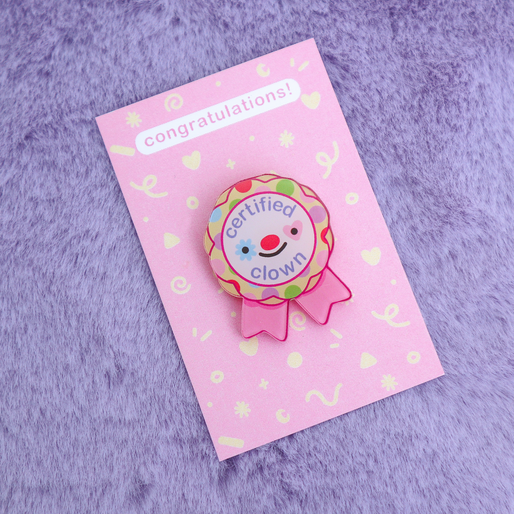 Certified Clown Pin
