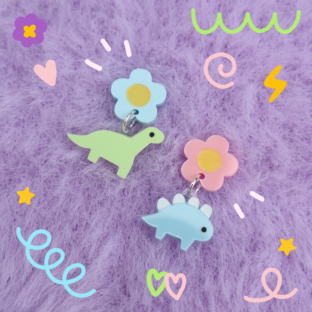 Dino Earrings