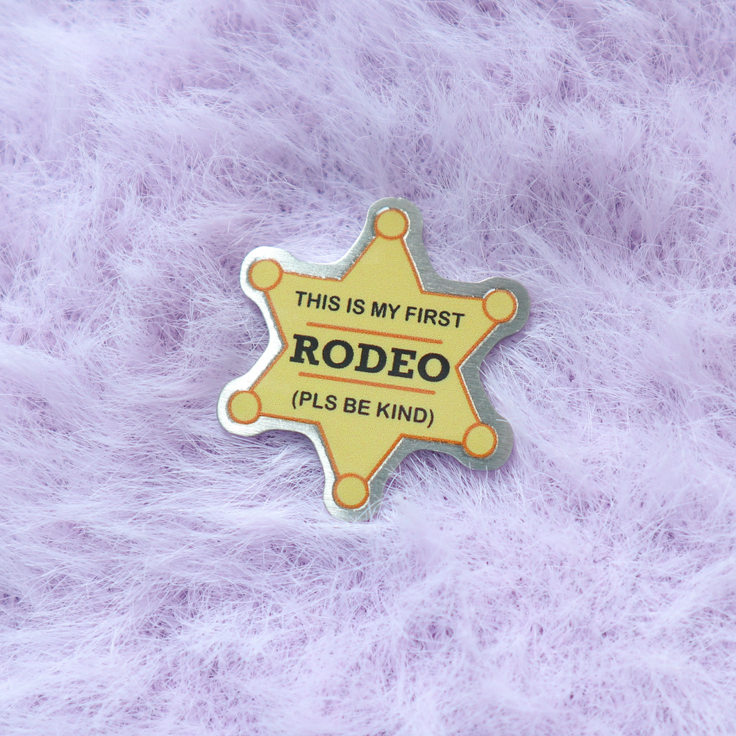 First Rodeo Pin